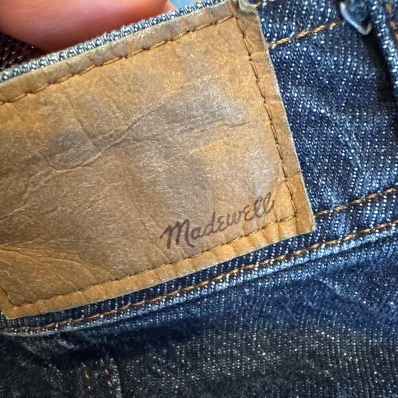 Madewell Perfect Vintage Straight Jeans Blue High Rise Button Zip Pocket Sz 28 - Picture 11 of 14